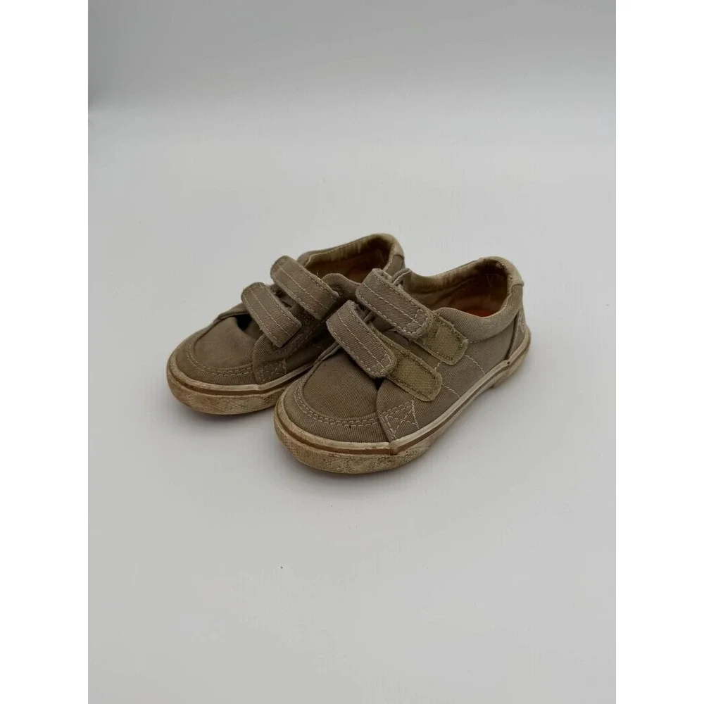 Sperry 6M Tan Halyard H&L Toddler Boat Shoes Sneakers Casual Preppy Nautical Kid